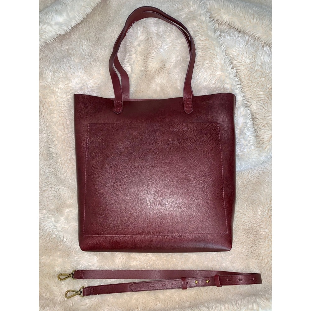 Madewell Medium Leather Transport Tote